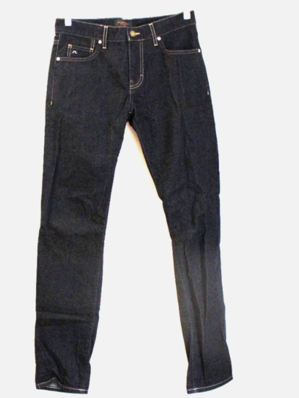 J. Lindeberg Women's Jay Jeans Size 14 Dark Wash 100% Cotton Rigid Denim